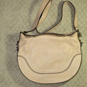 Marc Jacobs Beige Neutral Pebbled Leather Shoulder Bag - EUC!